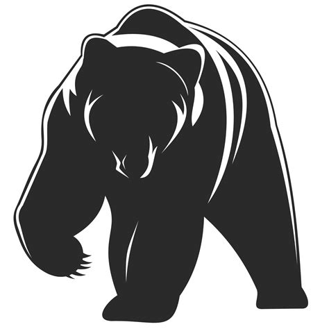 Grizzly Bear Face Svg