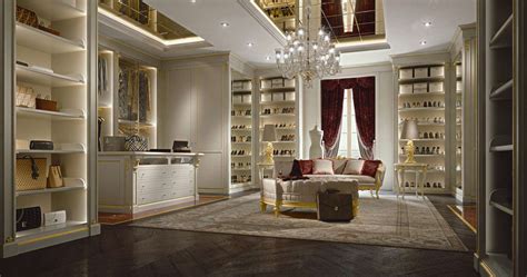 Luxury Custom Walk In Closet Wardrobe Vimercati Classic Furniture