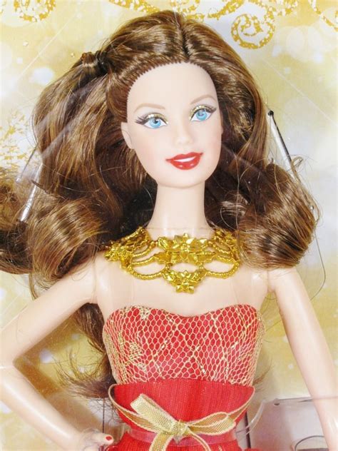 Nrfb 2014 Holiday Christmas Brunette Barbie Doll Collector Mattel Inc Mattel Dolls Holiday