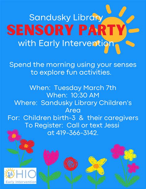 Childrens Sensory Party Erie County Board Of Developmental Disabilities