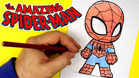 Como Dibujar A Spiderman Kawaii Dibuja A Spiderman De Ps5 Facil Con