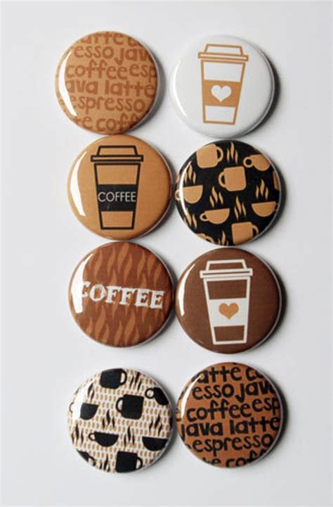 More Coffee Flair Button Badge Button Art Coffee Set Coffee Lover