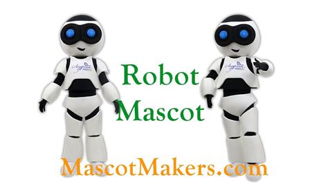 Robot Mascot Costume With Led Eyes Mascot Makers Custom Mascots And