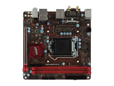 Msi B250i Gaming Pro Ac Lga 1151 Intel B250 Kabylake Mini Itx