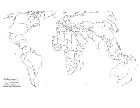 Mapa Mundi Sin Nombres