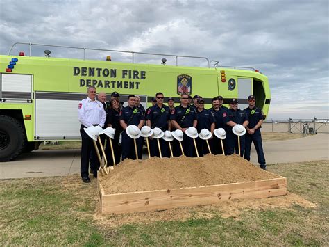 Official Groundbreaking City Of Denton Fire Department