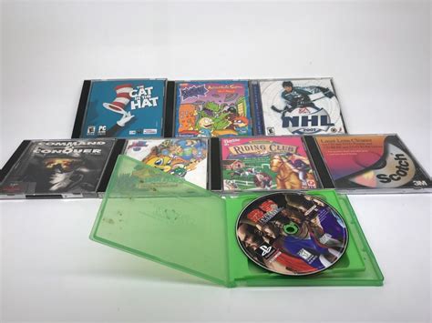 Lot Of 9 Vintage 1990 2000s Pc Cd Rom Games Music And Others Used Ebay
