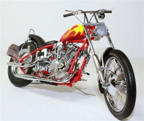 Franklin Mint 110 Harley Davidson Panhead Easy Rider Billy Bike