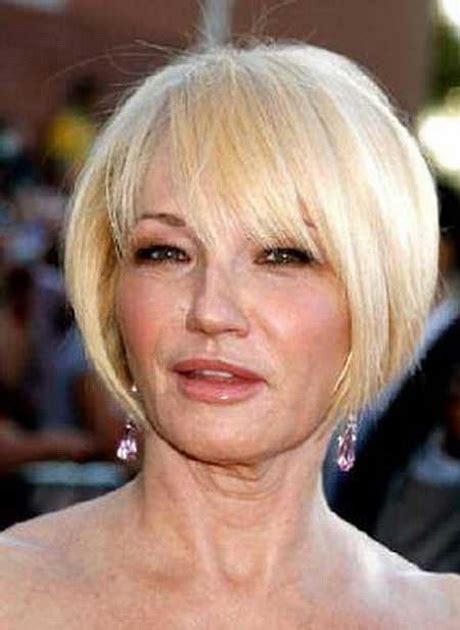 Cuts for fine hair to look younger Short straight hairstyles for women over 50