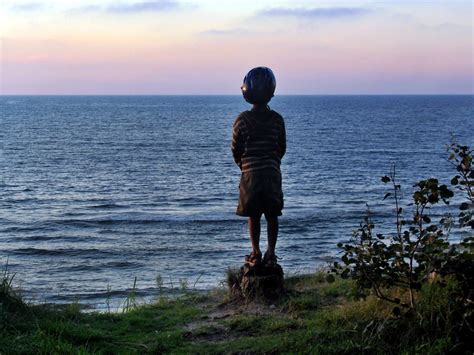 Free Images Man Sea Coast Water Ocean Horizon Mountain Cloud