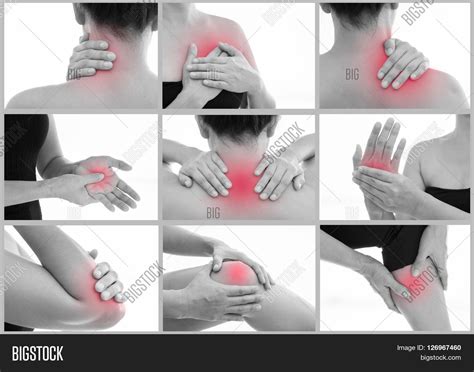 Set Muscle Pain Image And Photo Free Trial Bigstock