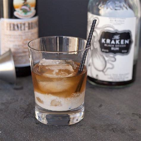 The kraken rum is an inky black rum that will give an inviting siren song to your spiced rum recipes. Respect the sea with these three Kraken Rum Cocktail recipes. | Rum cocktail, Kraken rum, Spiced rum