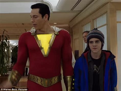 Zachary Levi Shows Off Ripped Physique In Costume As First Shazam