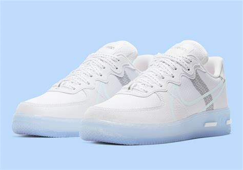 Nike Air Force 1 React Qs ‘white Ice Cq8879 100 Sneaker Style