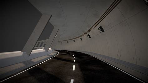Curved Tunnel 3d Model By 3ottledesigns 978cd1f Sketchfab