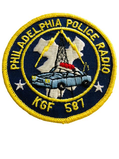 Philadelphia Police Radio Unit Patch