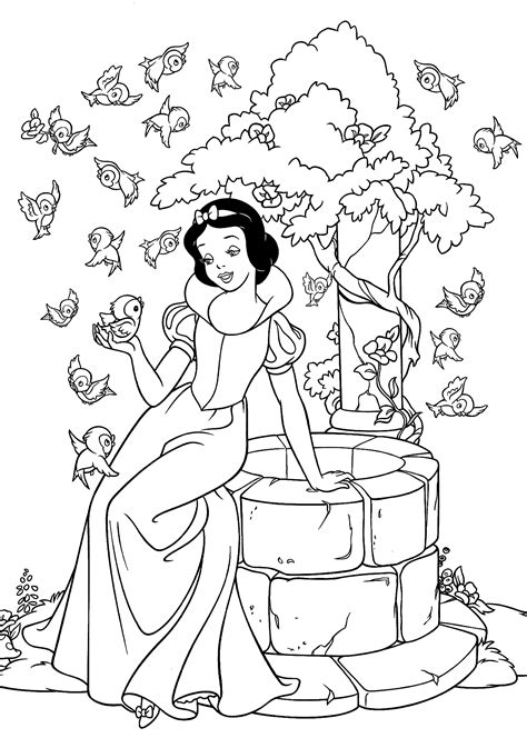 Coloriage Blanche Neige Disney Coloring Pages Snow White Coloring My Xxx Hot Girl