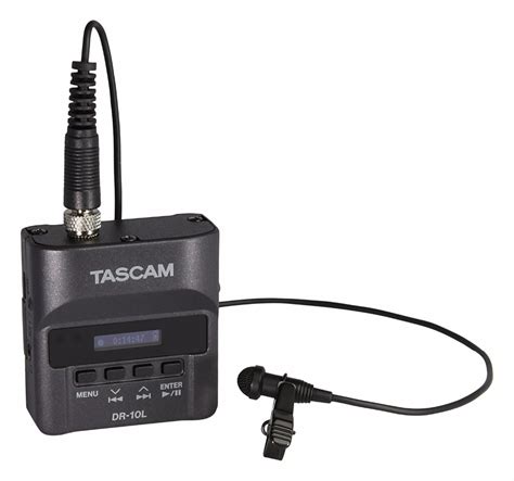Original Tascam Dr L Digital Recorder With Lavalier Microphone Micro