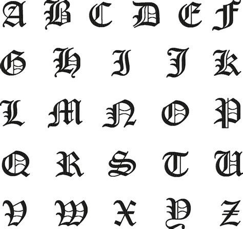 Check spelling or type a new query. Free Old English Machine Embroidery Font Set - Daily ...