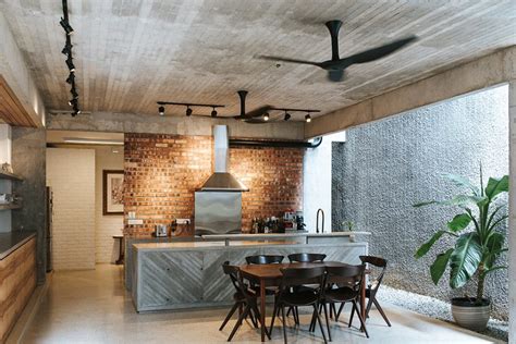 The interior design challenges of terrace houses. TTDI single storey terrace house redesigned into a modern ...