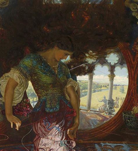 William Holman Hunt The Lady Of Shalott