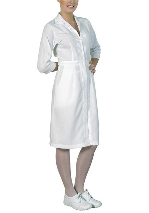 Vestido Blanco Para Enfermera Modelo Fil131 Enfermería 79000 En