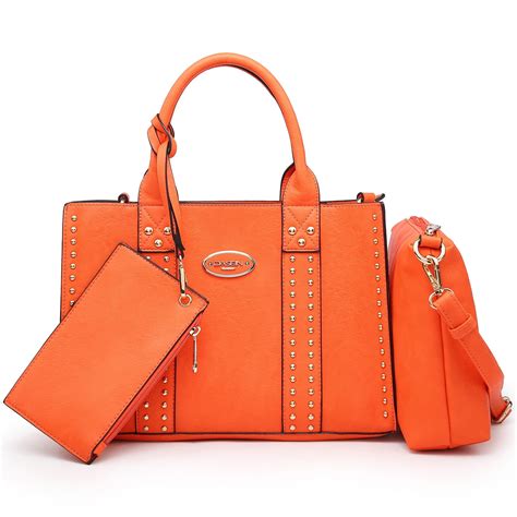 Womens 3pcs Purse Handbag Shoulder Bag Tote Satchel Hobo Bag Briefcase