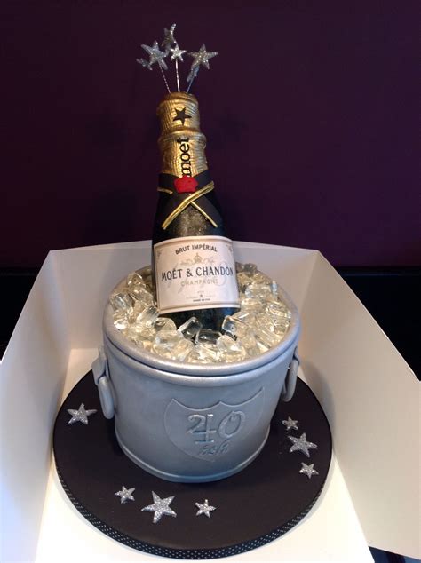 Champagne Bucket Cake 40 Th Birthday Cake Birthday Cake For Husband