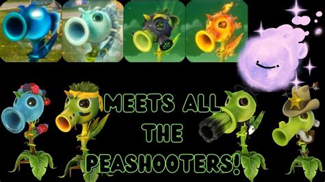 Meets All The Peashooters Plants Vs Zombies Garden Warfare