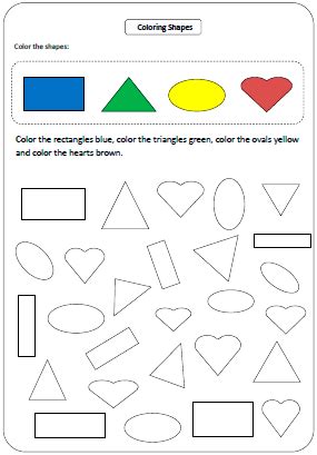 Our collection of shape worksheets are perfect for preschool and kindergarten age children to learn the basic shapes. Shapes Worksheets and Charts