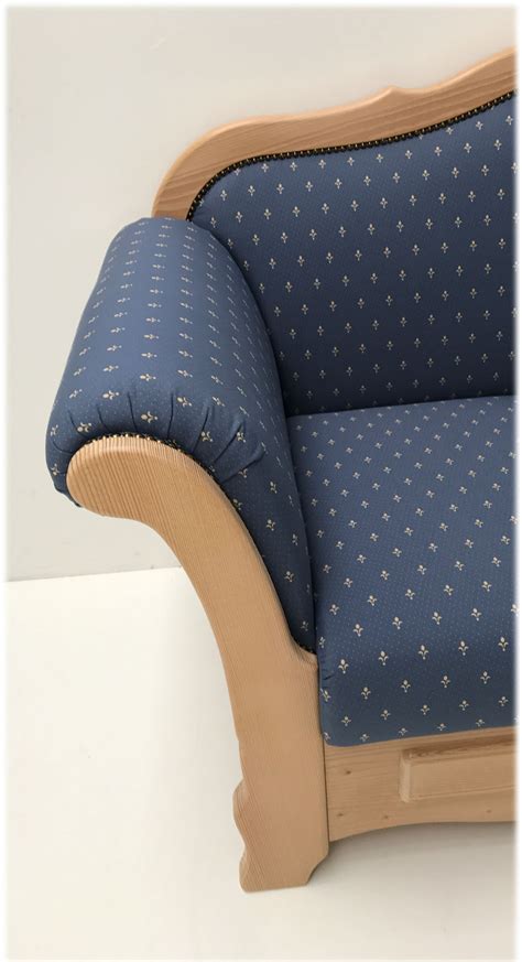 Chaiselongues sofa liege relax chaiselounge recaimiere longchair relax liegen. Sofa Liege Kempten 160 Kundl blau - Landhausmöbel Dietersheim