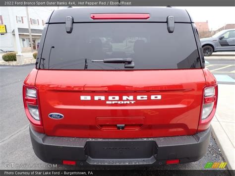2022 Ford Bronco Sport Outer Banks 4x4 In Hot Pepper Red Photo No