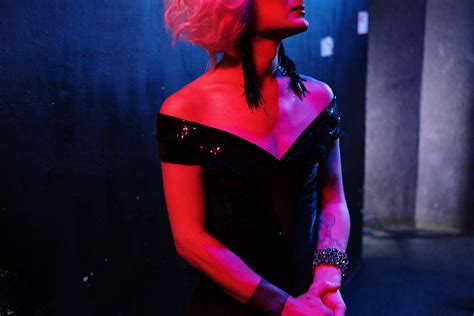 Drag Queen In A Black Dress · Free Stock Photo