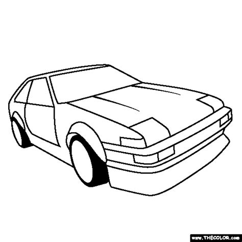 Toyota Corolla Coloring Page Coloring Home