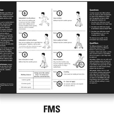 The Functional Mobility Scale Download Scientific Diagram