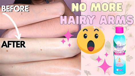 Removing My Arm Hair Nair Routine Updated Youtube