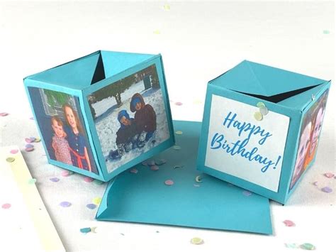 Explosion Cards How To Make A Pop Up Box Chaotically Yours