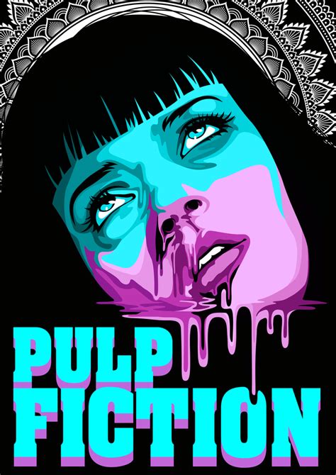 Pulp Fiction By Dana Ulama Pulp Fiction Pulp Fiction Art Poster Art
