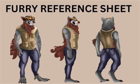 Do Furry Reference Sheet Custom Furry Sheet Furry Fursona Fursona