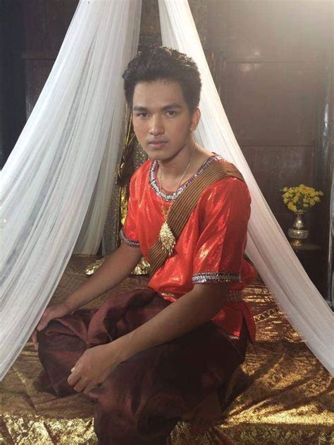 Cambodia Handsome Man In Traditional Costume Cambodia Outfit