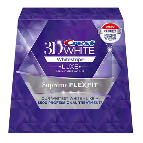 Crest 3d White Luxe Whitestrips Supreme Flexfit