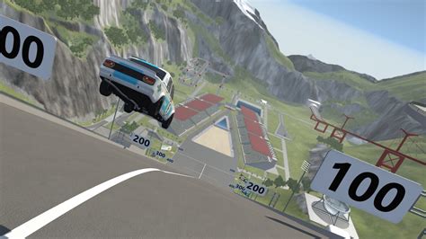 Car Jump Arena Beta 4 Version 1702 Beamngdrive Maps Beamngdrive