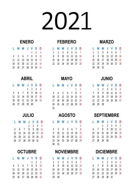 Calendario Anual 2021 Plantilla De Calendario Para Imprimir Calendario