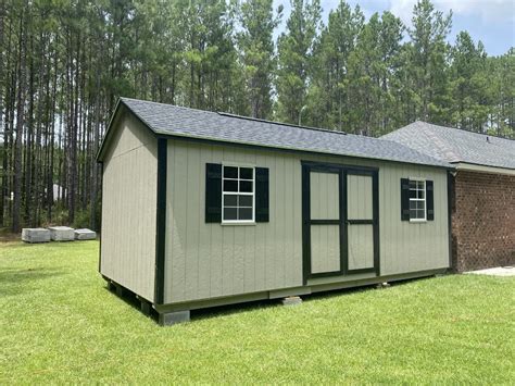 12x24 Shed In Ludowici Ga Durastor Structures