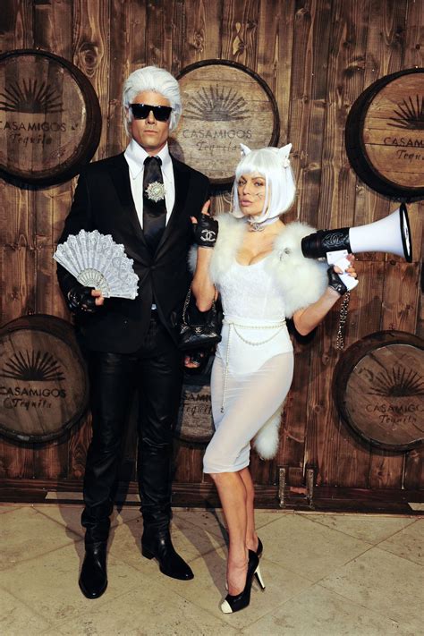 2015 Josh Duhammel And Fergie As Karl Lagerfeld And Choupette 53
