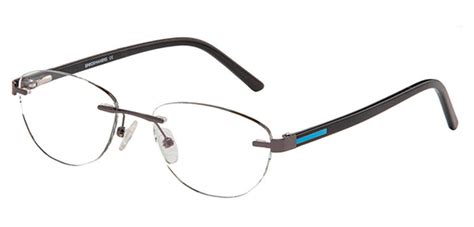 Specsmakers Lightanium Unisex Eyeglasses Rimless Oval Medium 51 Metal