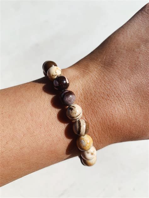 Picasso Jasper Tumbled Bracelet Cleanse And Co
