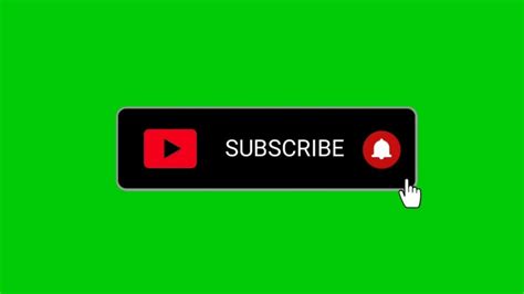 Subscribe Button Green Screen Like Subscribe Bell Button Green Screen