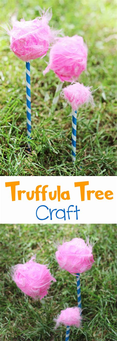 Truffula Trees Dr Seuss Lorax Craft For Kids Easy Earth Day Crafts