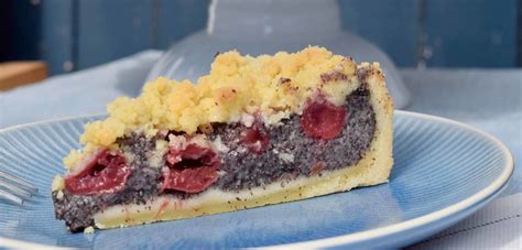 Das blech mit einem backpapier auslegen. Kirsch-Mohn-Kuchen - Rezept für den Thermomix®